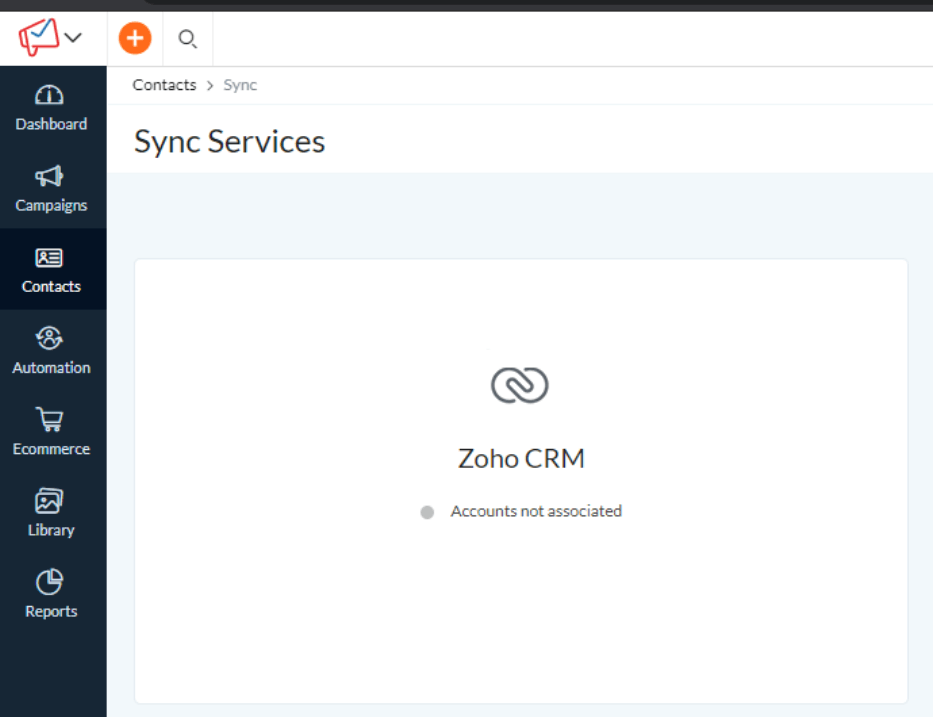 Zoho Campaigns - Sync Services