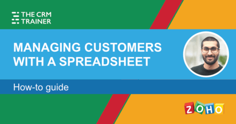 Managing customers with a CRM spreadsheet